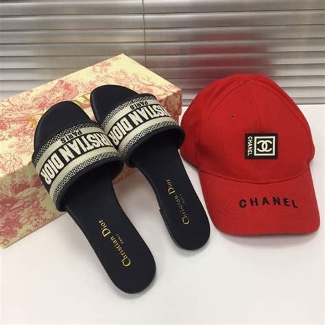 dior womens slippers